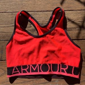 Last call! Under Armour neon sports bra